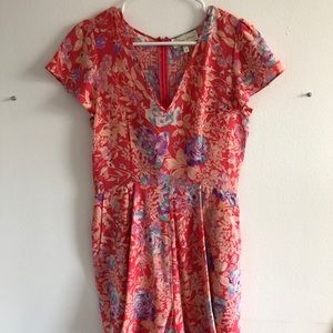 Designer floral romper